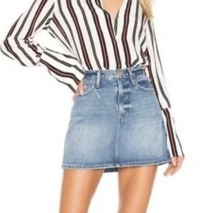 Frame Mini Denim Skirt